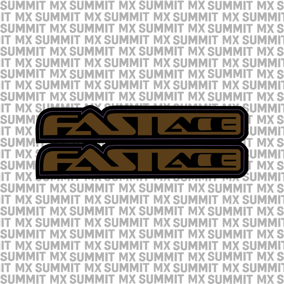 Fastace Fork Tube Decal (Without Fastace Icon)