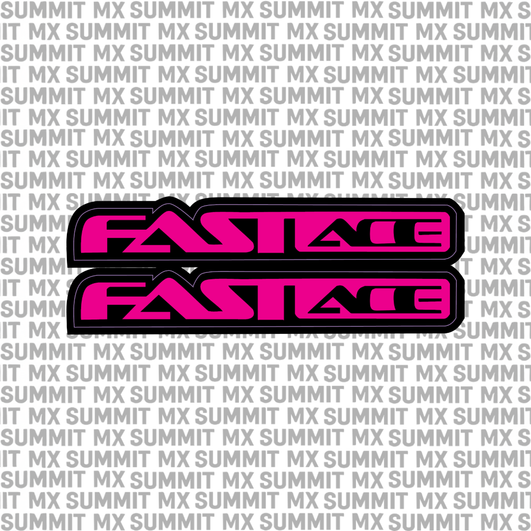 Fastace Fork Tube Decal (Without Fastace Icon)