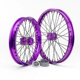 Warp 9 CUSTOMIZABLE "Supermoto" Wheel Set