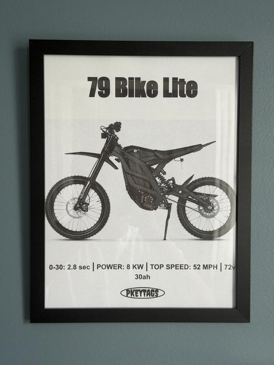 79 Bike Falcon Lite Framed Poster