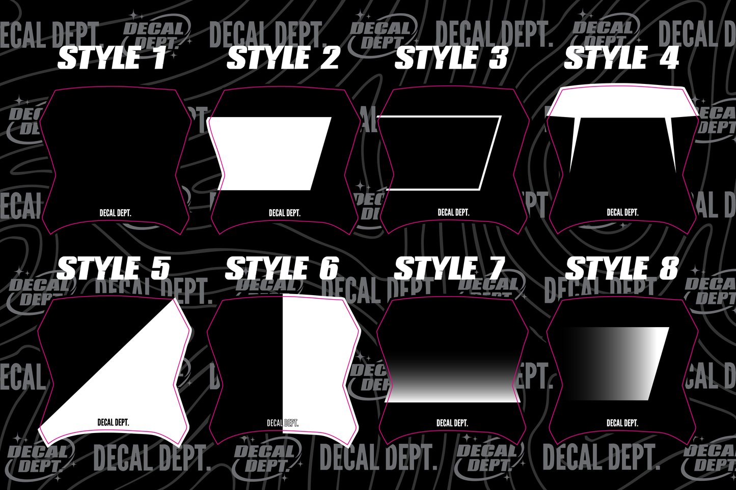 Custom Yozma Plate Decal