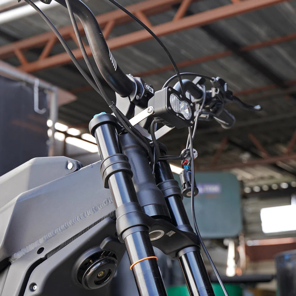 Chimera Stainless Steel Baja Designs S2 / Squadron Light Bracket – Surron, Talaria & Electric Dirt Bikes