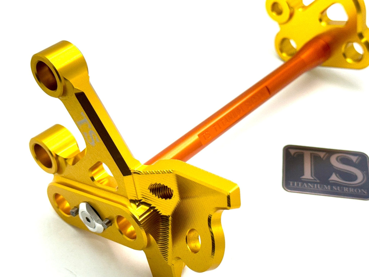 Custom CNC Aluminum Footpeg Bracket Assembly E-Ride Pro