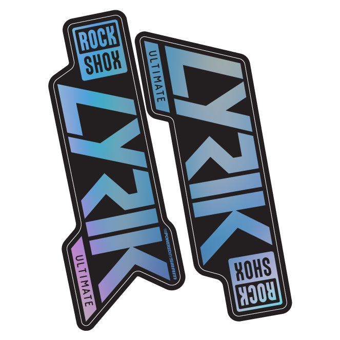 Metallic RockShox Lyrik Fork Decal