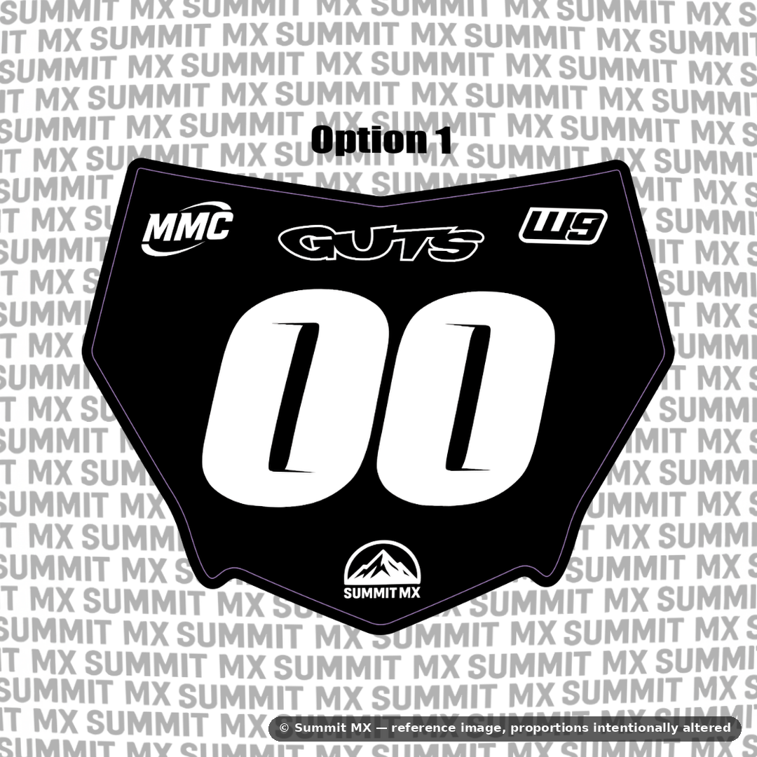 Motocutz Number Plate Decal