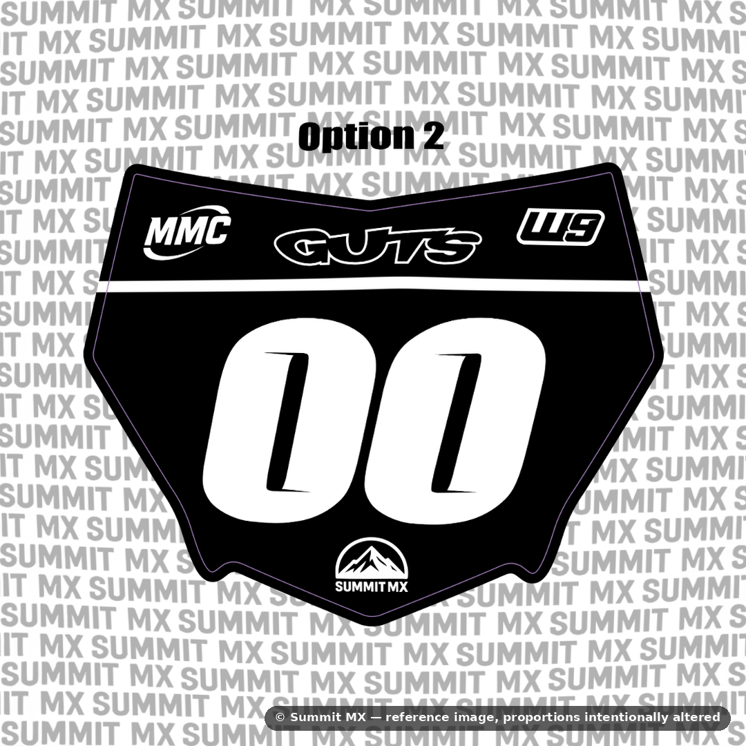 Motocutz Number Plate Decal