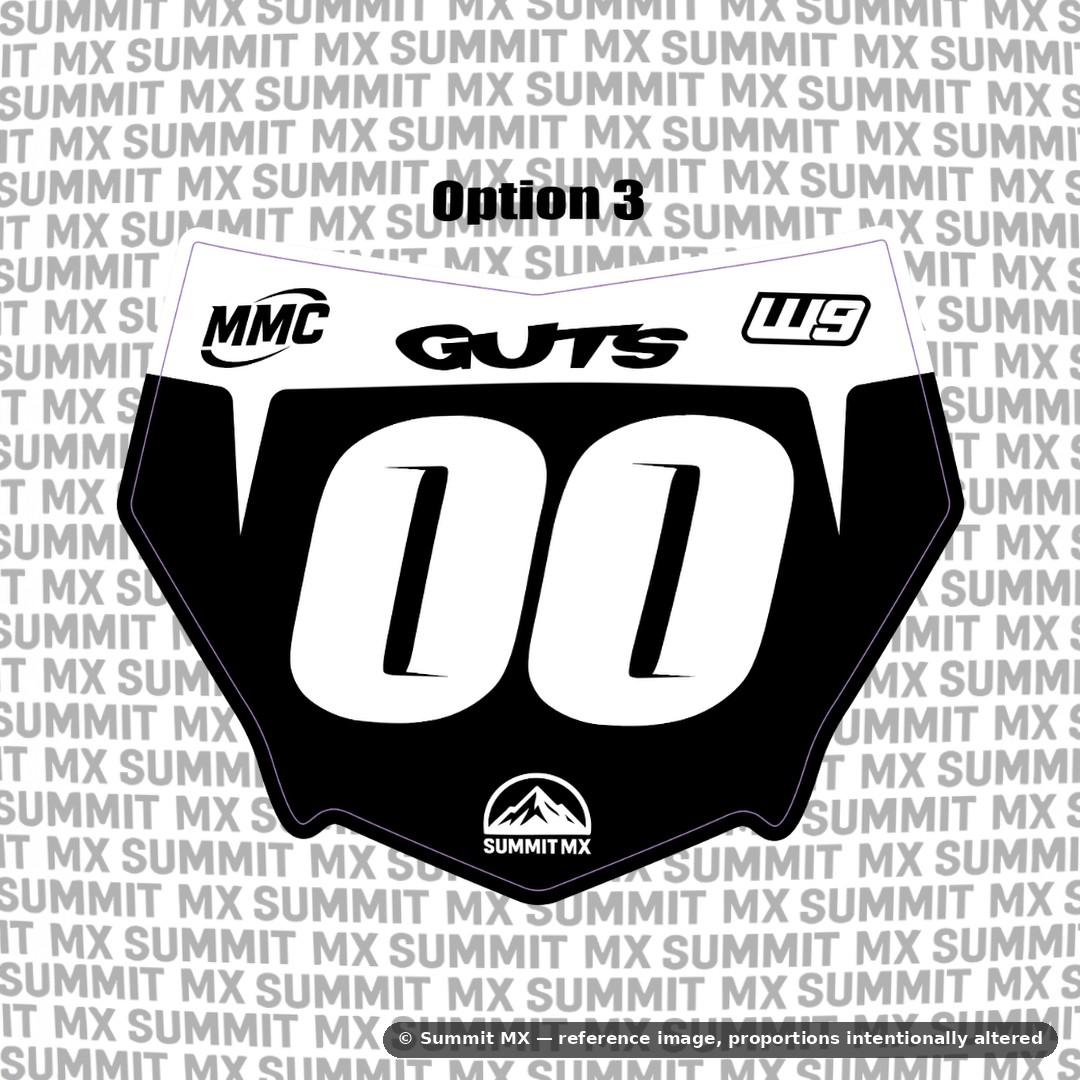 Motocutz Number Plate Decal