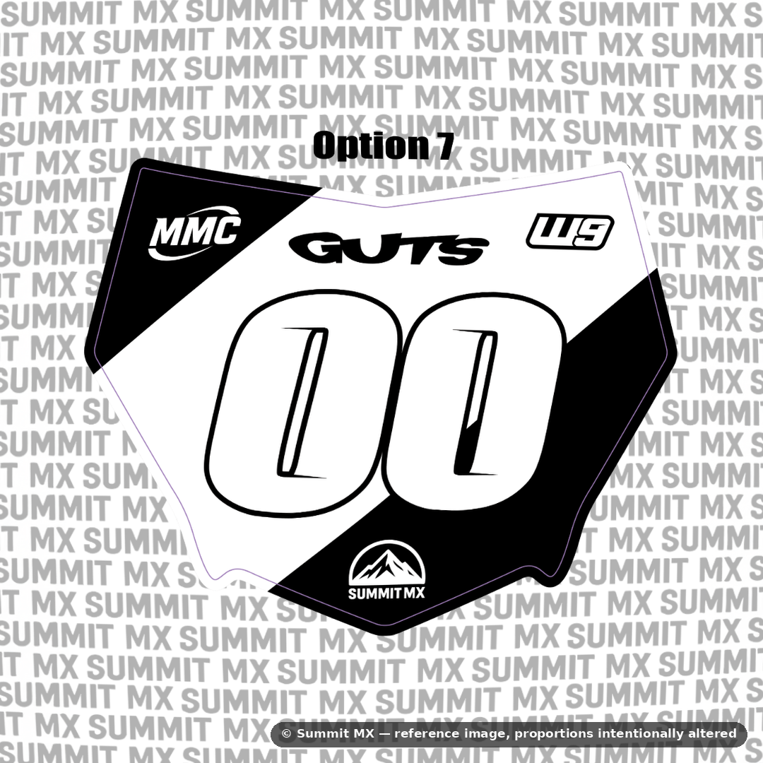 Motocutz Number Plate Decal