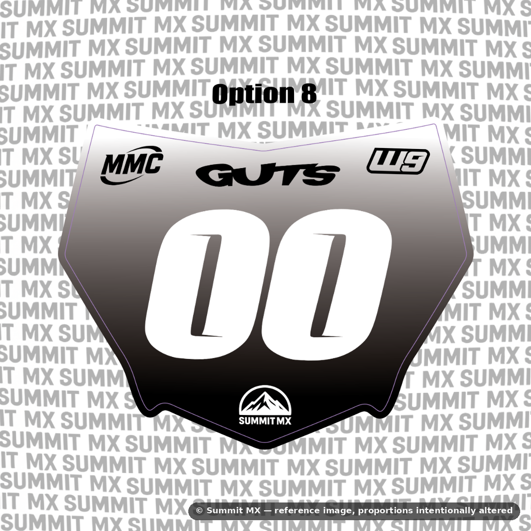 Motocutz Number Plate Decal