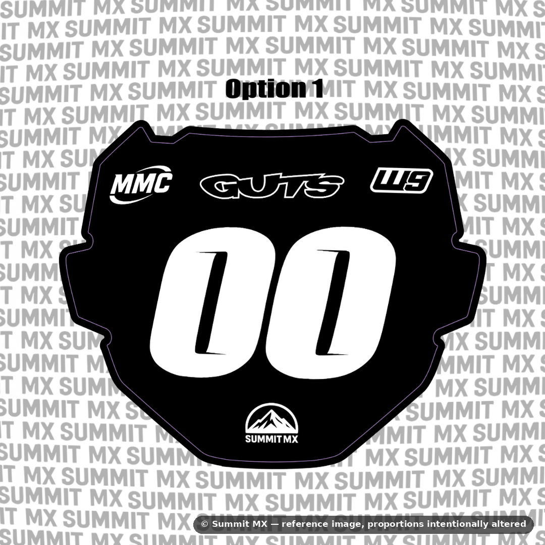 ODI Number Plate Decal