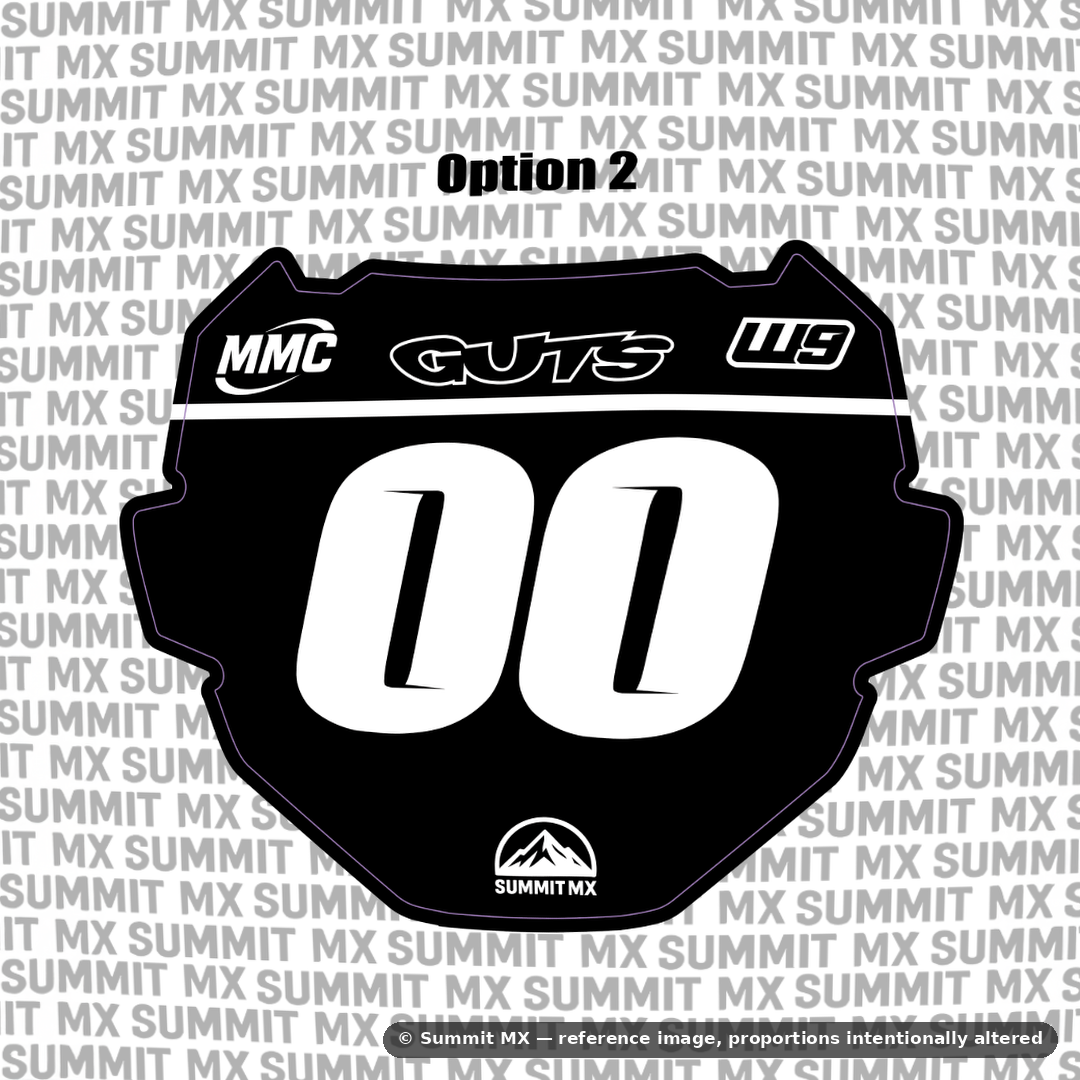 ODI Number Plate Decal