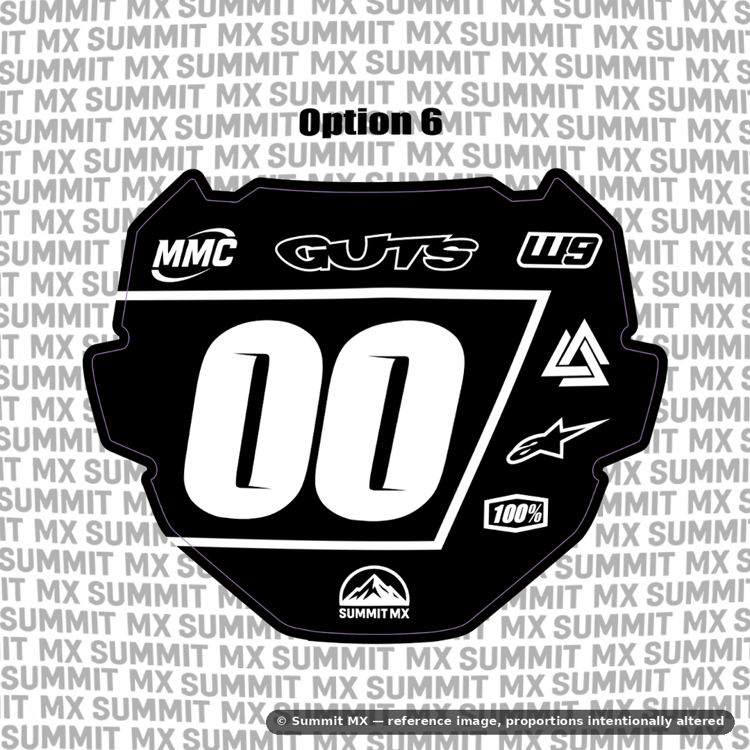 ODI Number Plate Decal