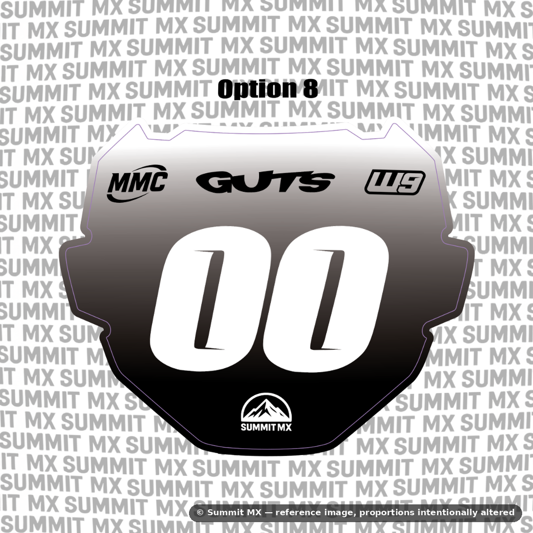 ODI Number Plate Decal