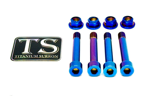 Titanium Rear Suspension/ Linkage  Bolt Kit for E-Ride Pro (8 pcs)