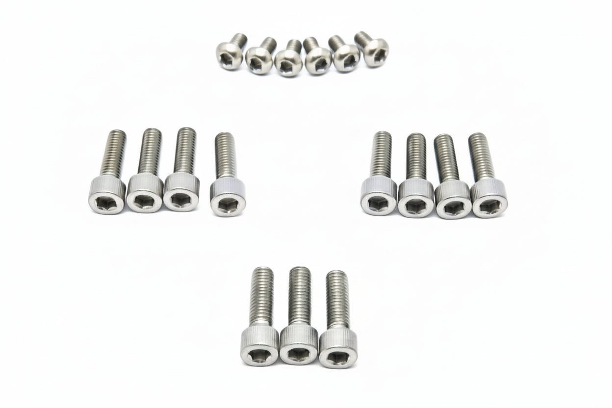 Titanium Bolt Kit for Sirris F43 Fork (21 Pieces)