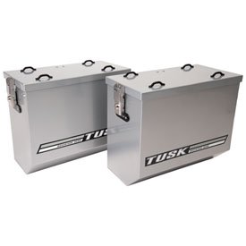 Tusk Aluminum Panniers V2 Medium - Tusk Quick Release Mount