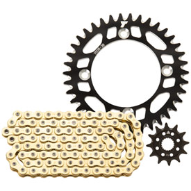 Tusk Chain and Sprocket Kit - Aluminum Rear/ X-ring Chain Rear Sprocket
