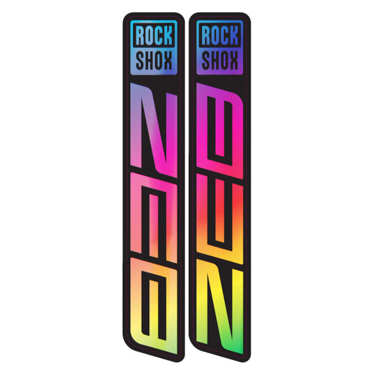 Metallic RockShox ZEB Fork Decal